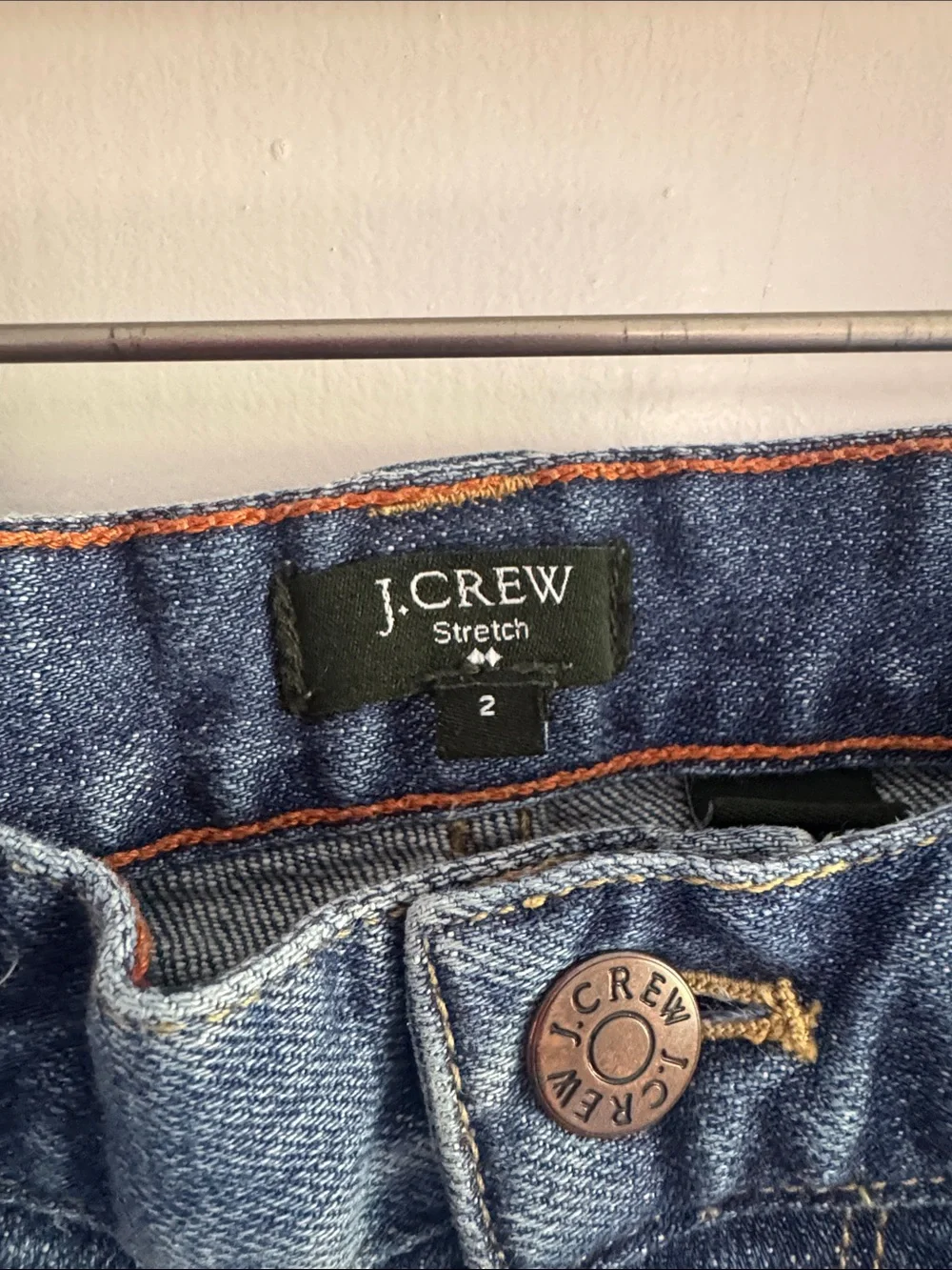 J. Crew Distressed Denim Cutoff Shorts - Medium Blue - Picture 2 of 5